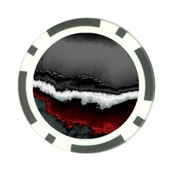 Ombre Poker Chip Card Guard by ValentinaDesign