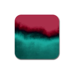 Ombre Rubber Square Coaster (4 Pack)  by ValentinaDesign