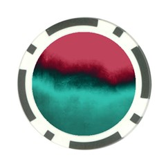 Ombre Poker Chip Card Guard by ValentinaDesign