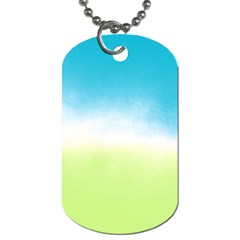 Ombre Dog Tag (one Side)