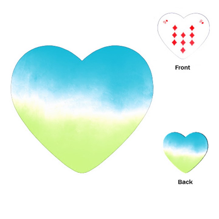 Ombre Playing Cards (Heart) 