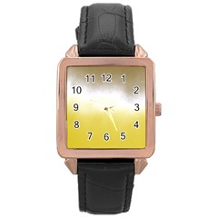 Ombre Rose Gold Leather Watch  by ValentinaDesign