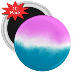 Ombre 3  Magnets (10 Pack)  by ValentinaDesign