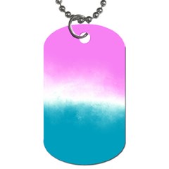 Ombre Dog Tag (one Side)