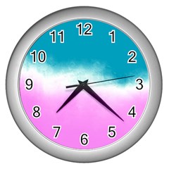 Ombre Wall Clocks (silver) 