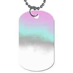 Ombre Dog Tag (two Sides) by ValentinaDesign