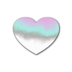 Ombre Rubber Coaster (heart)  by ValentinaDesign