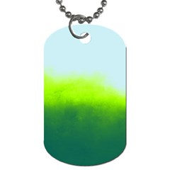 Ombre Dog Tag (one Side)