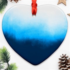 Ombre Heart Ornament (Two Sides)