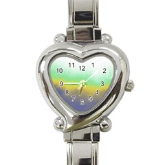 Ombre Heart Italian Charm Watch by ValentinaDesign