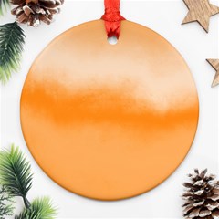 Ombre Round Ornament (two Sides) by ValentinaDesign