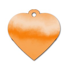 Ombre Dog Tag Heart (two Sides) by ValentinaDesign