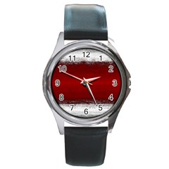 Ombre Round Metal Watch by ValentinaDesign