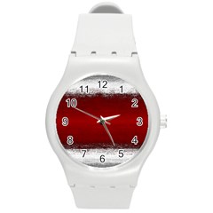 Ombre Round Plastic Sport Watch (m) by ValentinaDesign