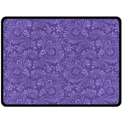 Floral Pattern Fleece Blanket (large)  by ValentinaDesign