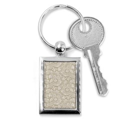 Floral Pattern Key Chains (rectangle) 