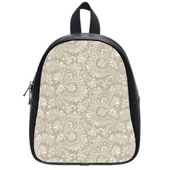 Floral Pattern School Bag (small) by ValentinaDesign