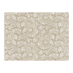 Floral Pattern Double Sided Flano Blanket (mini) 