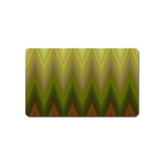 Zig Zag Chevron Classic Pattern Magnet (name Card) by Nexatart