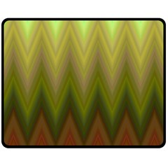 Zig Zag Chevron Classic Pattern Fleece Blanket (medium)  by Nexatart