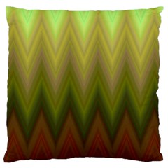 Zig Zag Chevron Classic Pattern Large Cushion Case (two Sides) by Nexatart