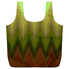 Zig Zag Chevron Classic Pattern Full Print Recycle Bags (l)  by Nexatart