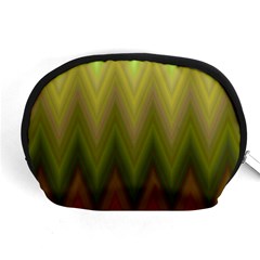 Zig Zag Chevron Classic Pattern Accessory Pouches (medium)  by Nexatart