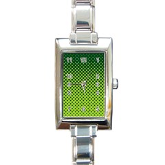 Halftone Circle Background Dot Rectangle Italian Charm Watch by Nexatart