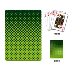 Halftone Circle Background Dot Playing Card by Nexatart