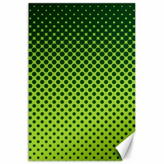 Halftone Circle Background Dot Canvas 20  X 30   by Nexatart