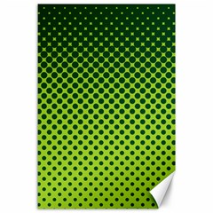 Halftone Circle Background Dot Canvas 24  X 36  by Nexatart