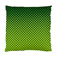 Halftone Circle Background Dot Standard Cushion Case (one Side) by Nexatart