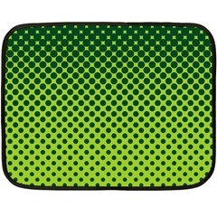 Halftone Circle Background Dot Double Sided Fleece Blanket (mini)  by Nexatart