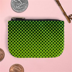 Halftone Circle Background Dot Mini Coin Purses by Nexatart