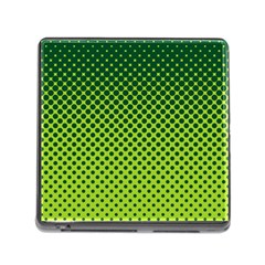 Halftone Circle Background Dot Memory Card Reader (square) by Nexatart