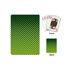 Halftone Circle Background Dot Playing Cards (mini)  by Nexatart