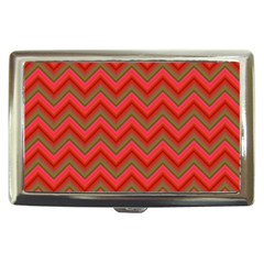 Background Retro Red Zigzag Cigarette Money Cases by Nexatart