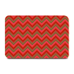 Background Retro Red Zigzag Plate Mats by Nexatart