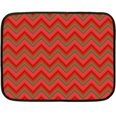 Background Retro Red Zigzag Fleece Blanket (mini) by Nexatart