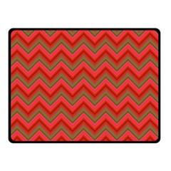 Background Retro Red Zigzag Double Sided Fleece Blanket (small)  by Nexatart