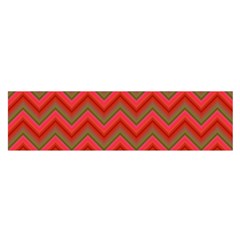 Background Retro Red Zigzag Satin Scarf (oblong) by Nexatart