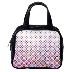 Pattern Square Background Diagonal Classic Handbags (one Side) by Nexatart