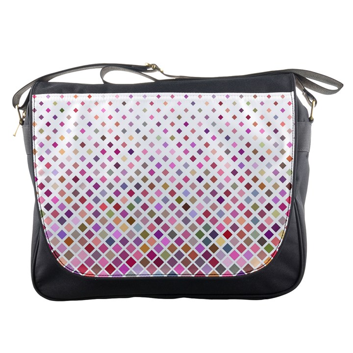 Pattern Square Background Diagonal Messenger Bags