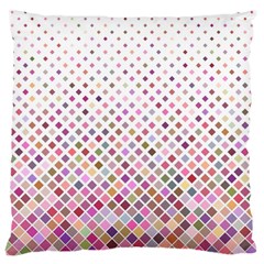 Pattern Square Background Diagonal Large Cushion Case (one Side) by Nexatart