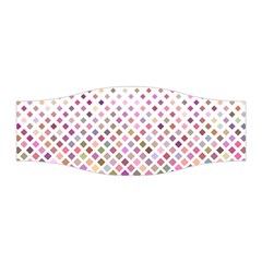 Pattern Square Background Diagonal Stretchable Headband by Nexatart