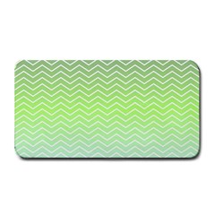 Green Line Zigzag Pattern Chevron Medium Bar Mats by Nexatart