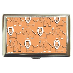 Lion Pattern Wallpaper Vector Cigarette Money Cases by Nexatart