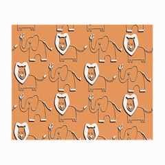 Lion Pattern Wallpaper Vector Small Glasses Cloth by Nexatart