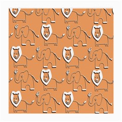 Lion Pattern Wallpaper Vector Medium Glasses Cloth by Nexatart