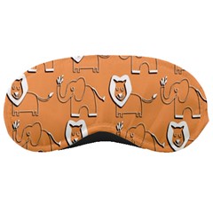 Lion Pattern Wallpaper Vector Sleeping Masks by Nexatart